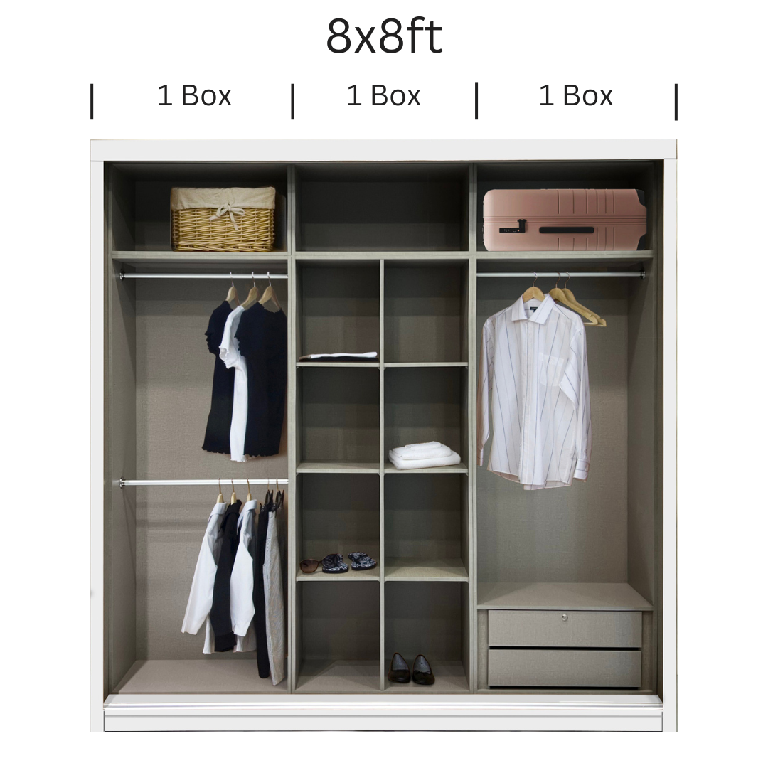 Diamond Anti-Jump Sliding Door Wardrobe