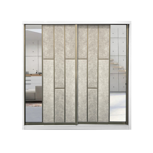 Diamond Anti-Jump Sliding Door Wardrobe
