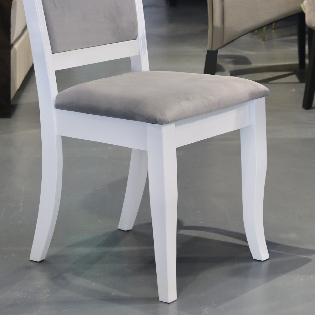 Miko White Marble Dining set 1+8
