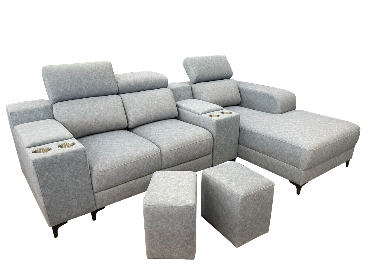 Fabio 3 Seater L Shape Sofa