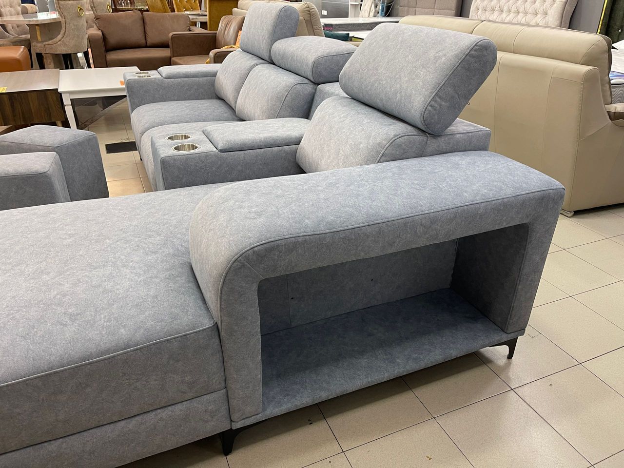 Fabio 3 Seater L Shape Sofa