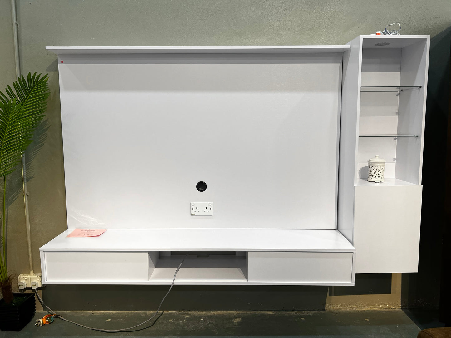 Vornado 7ft TV cabinet