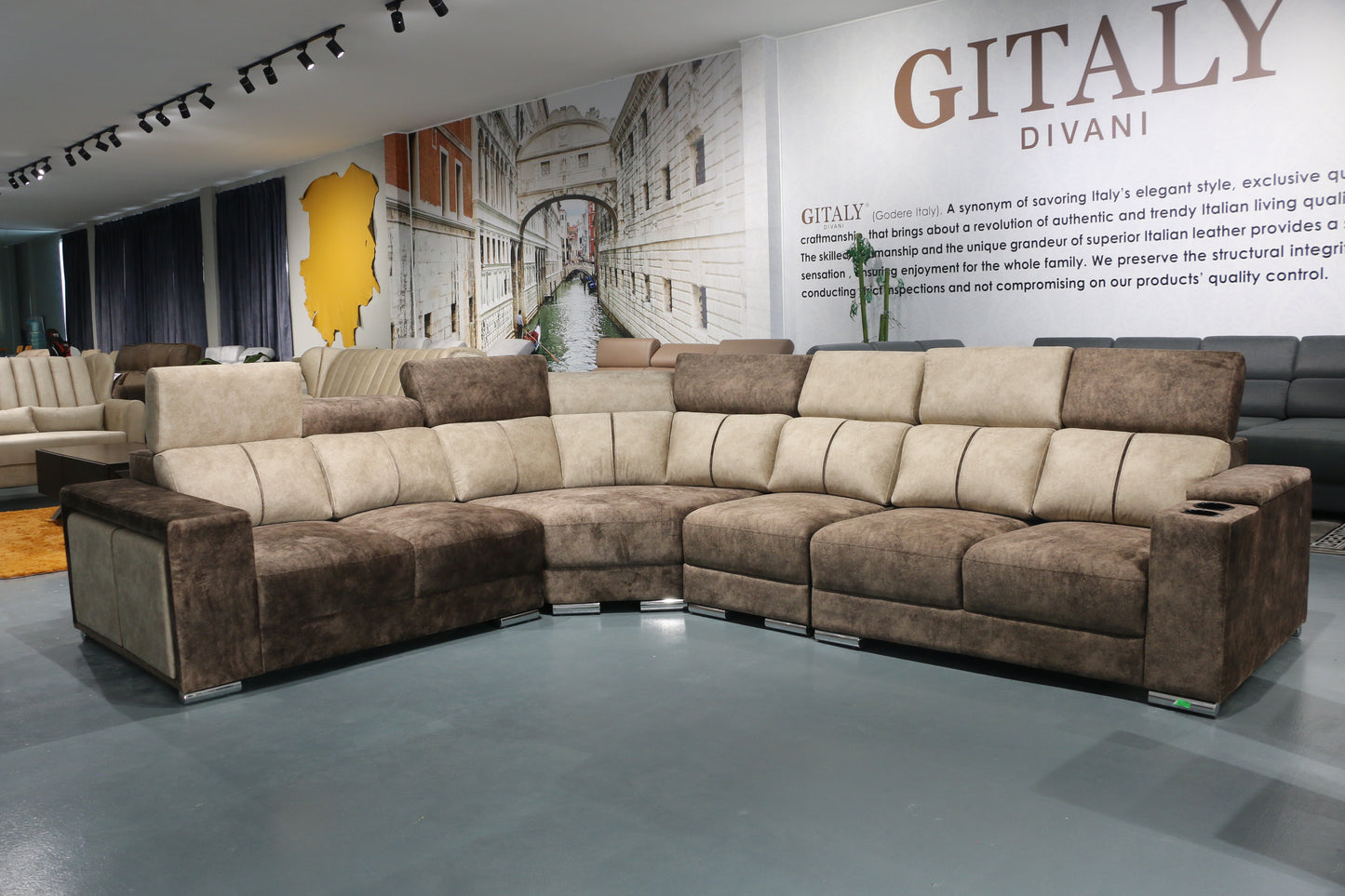 Titanic 6 Seaters C shape Sofa