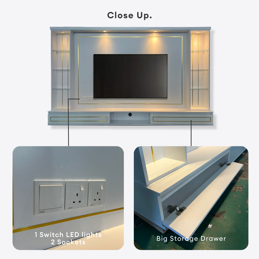Nyla 8ft TV Cabinet