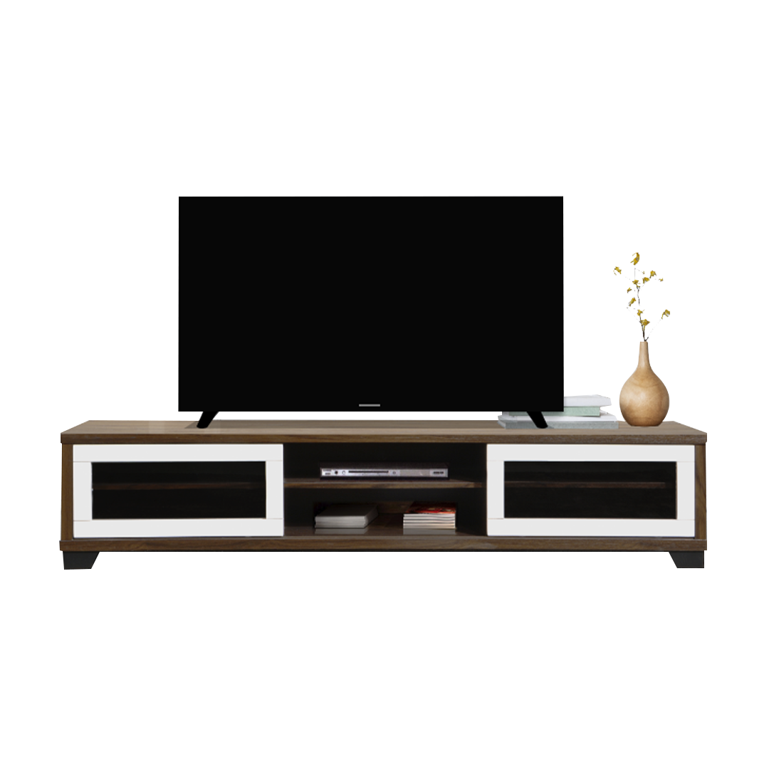Dark Brown Campton 6ft TV Bahagia Furniture Gallery