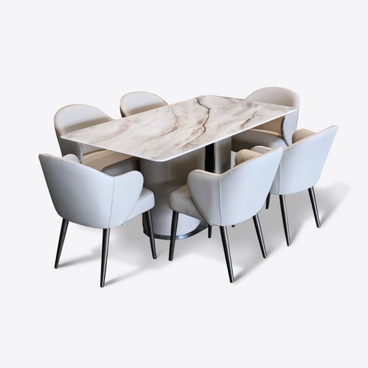 Austin Marble Dining Set