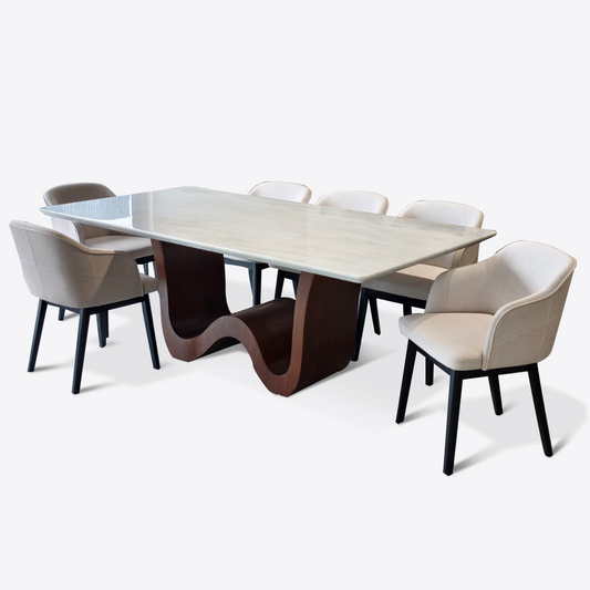 Grace Marble Dining Set