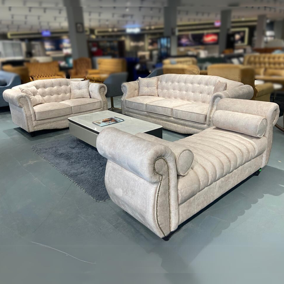 Leonda 2+3 Seaters Sofa Set ~ Bench Chair