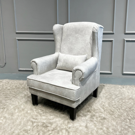 Elton Velvet Wing Chair