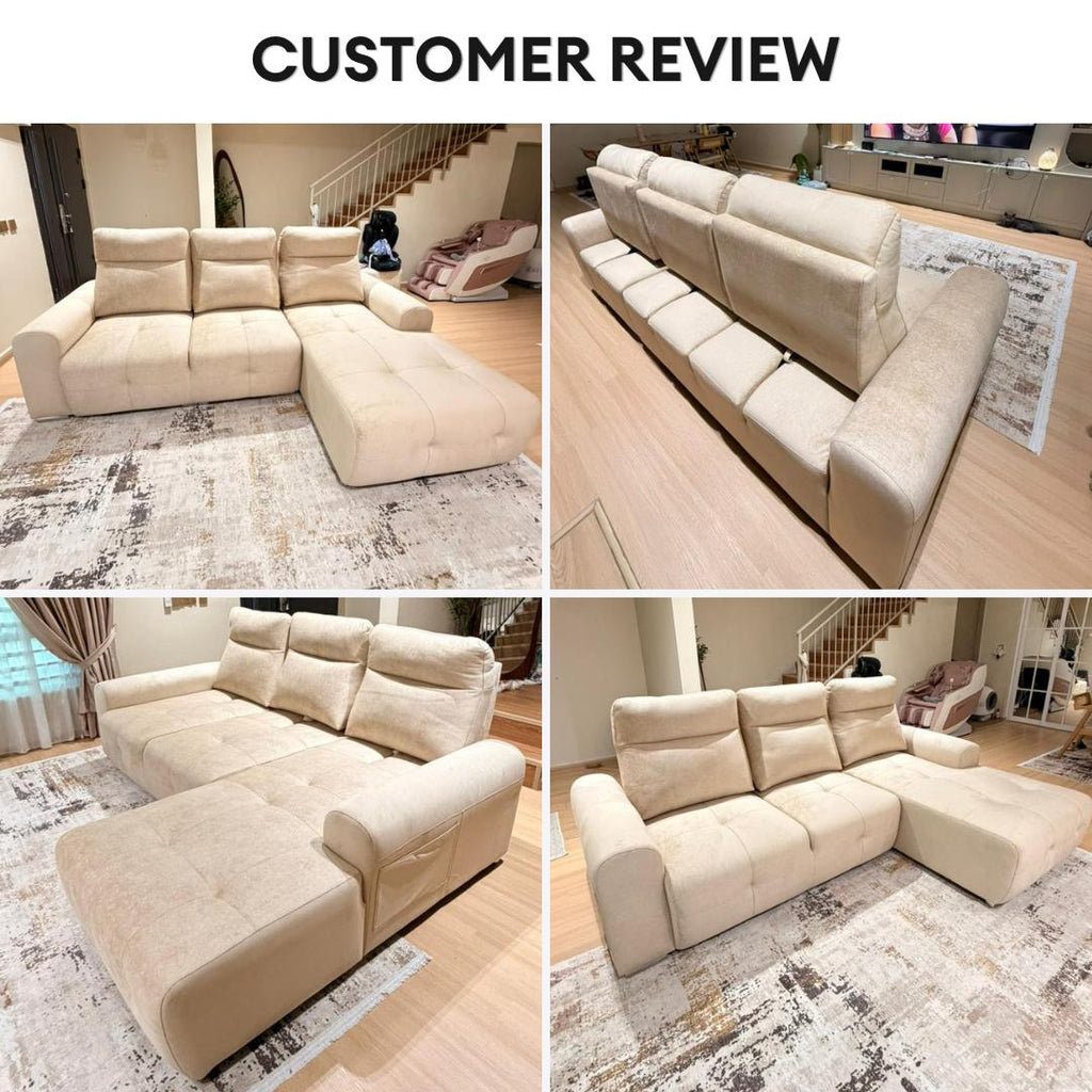 Astral Pushback L-Shape Sofa | 108-41
