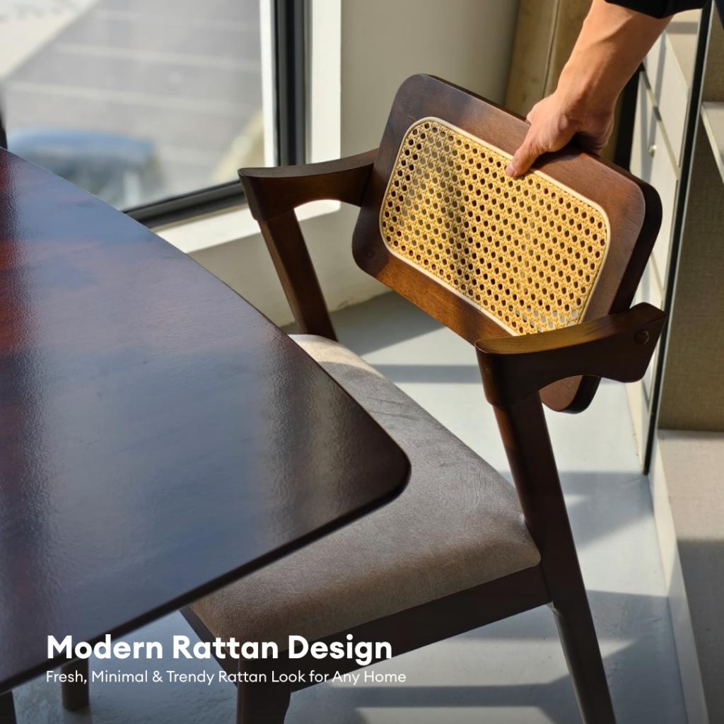 Izzy 4/6s Rattan Dining Set | 126-12