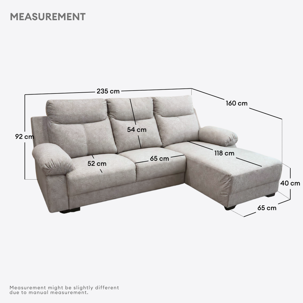 Hadrian L-Shape Sofa | 149-27