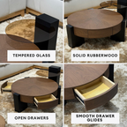 Orbit Double Layer Coffee Table | TJ25-04-CT