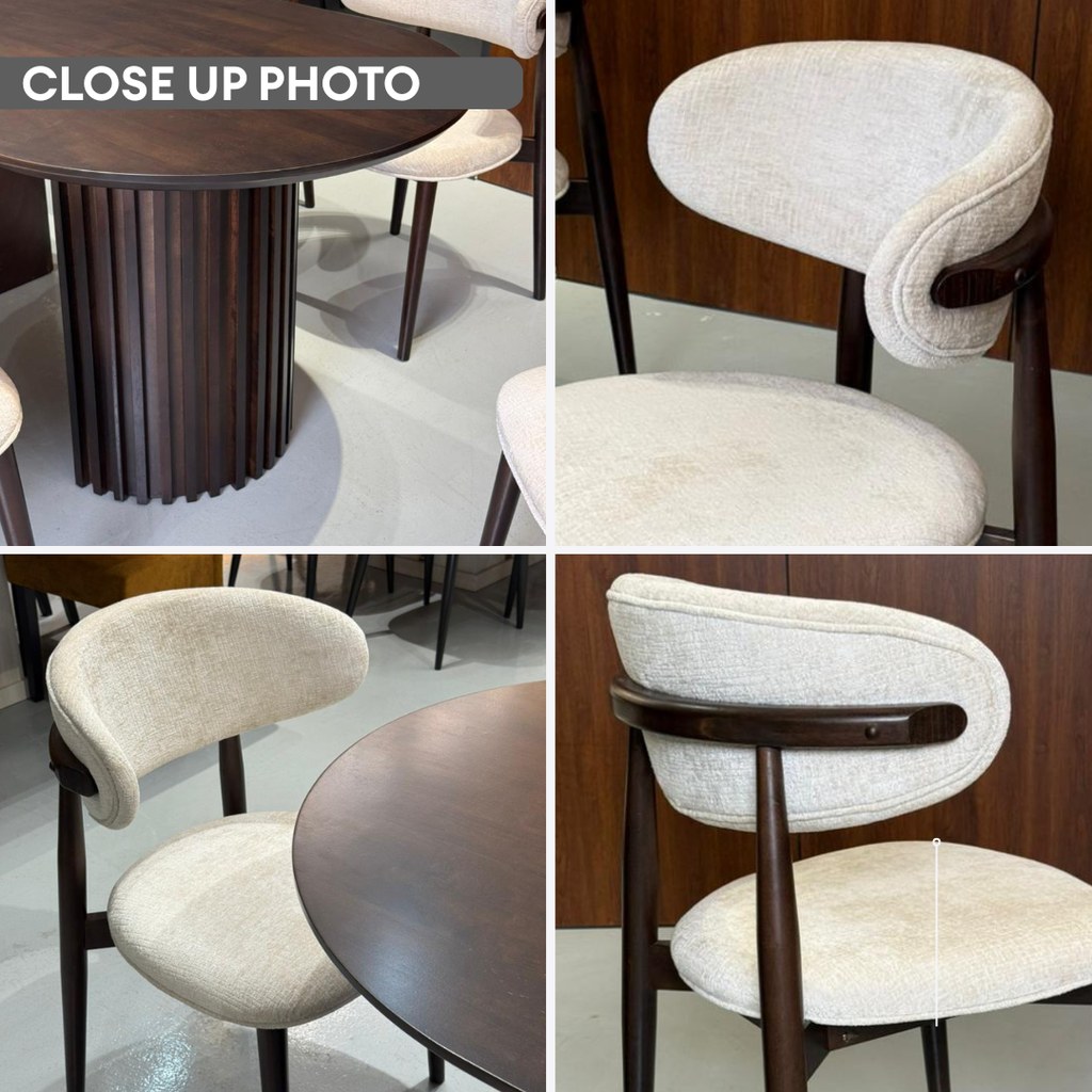 Wooden 4/6s Muji Dining Set | B 126-15