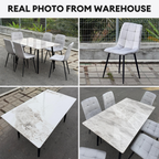 Elara 6s Sintered Stone Dining Set | TJ04-18