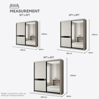 Eugene 5/6/8 x 8ft Wardrobe | B22-67