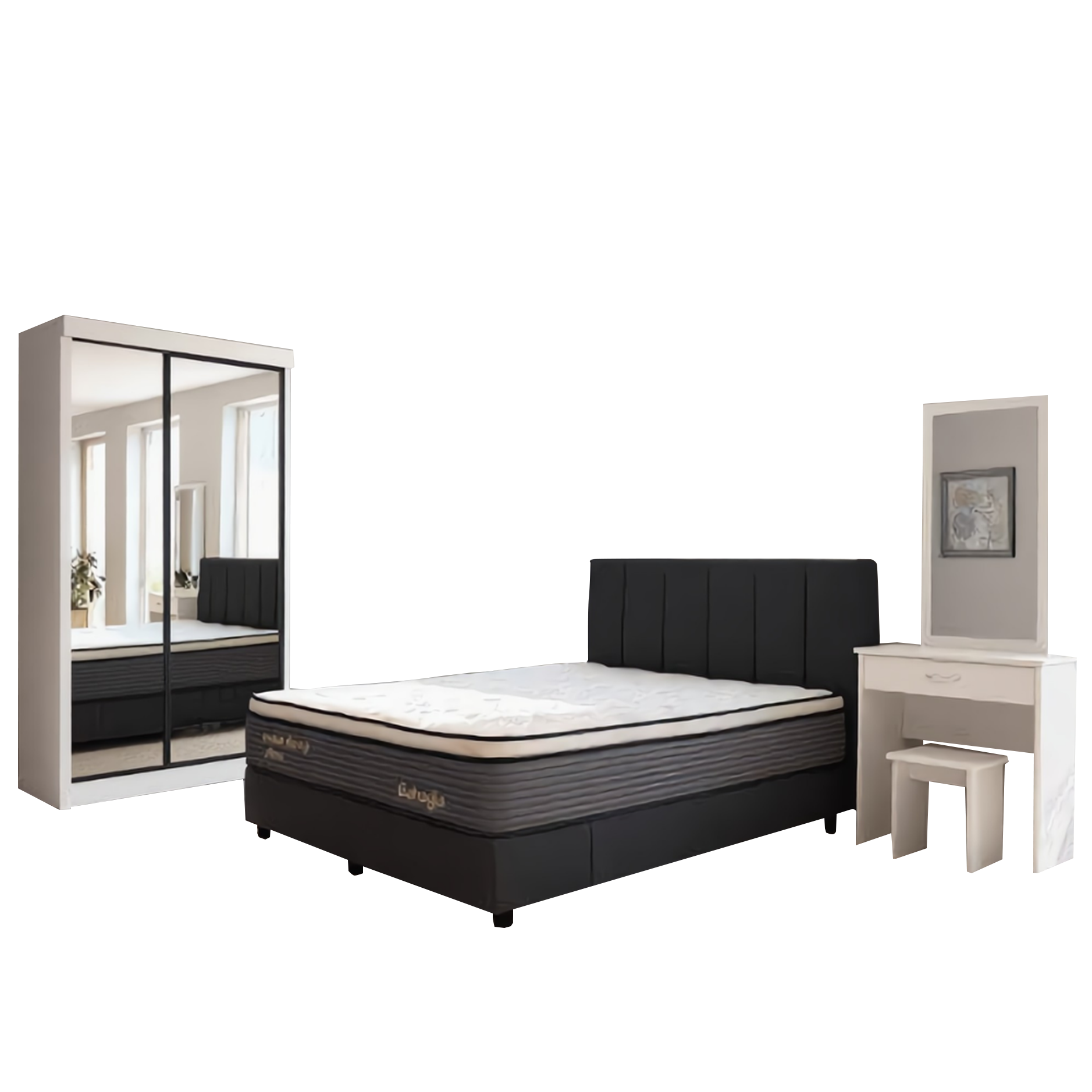 Essential Bedroom Set of 3 - 4x6ft | 141-04 + 140-06