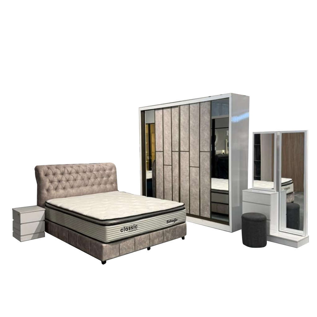 Diamond Bedroom Set of 5 - 6/8x8ft | 131-21 + 141-08