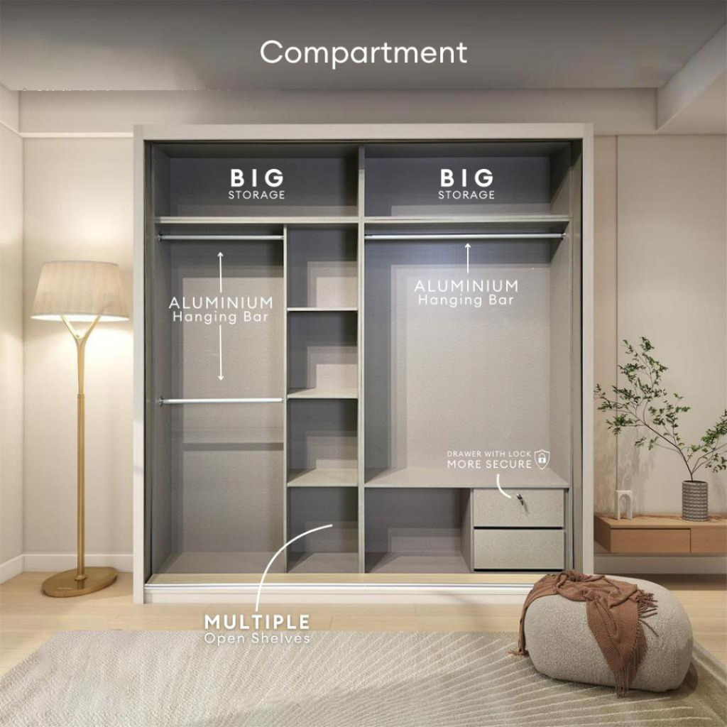 Ezekiel 6/8 x 8ft Wardrobe | B22-69