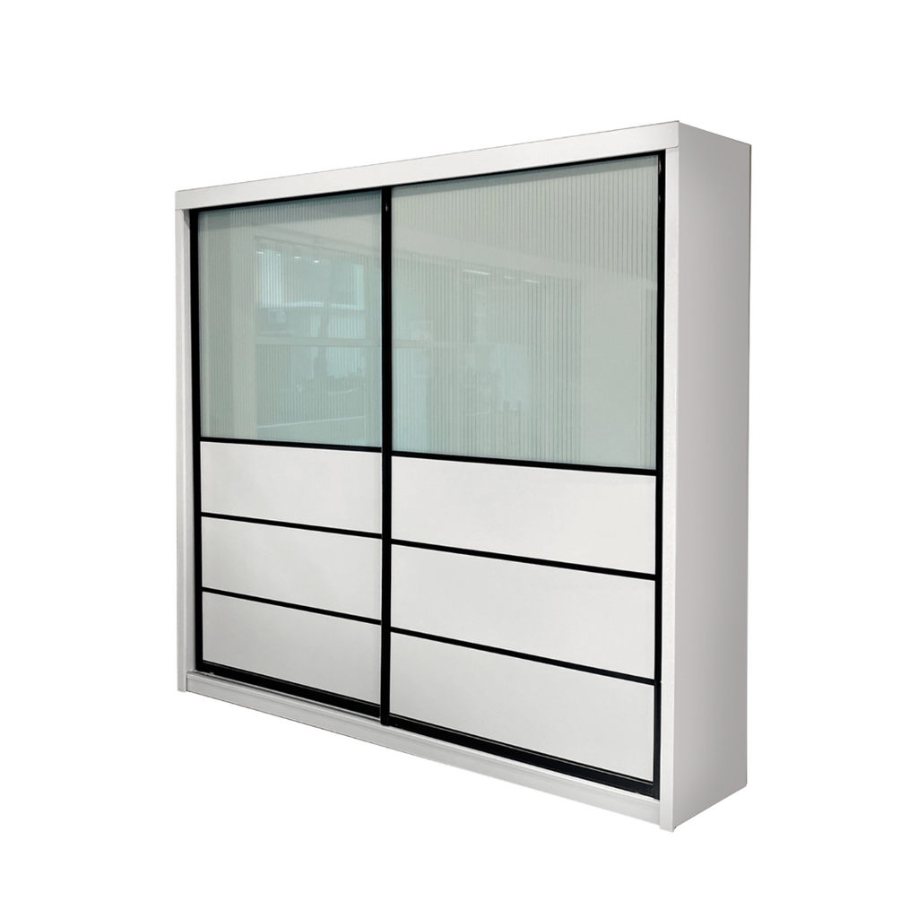 Malix Anti-Jump Sliding Door Wardrobe