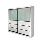 Malix Anti-Jump Sliding Door Wardrobe