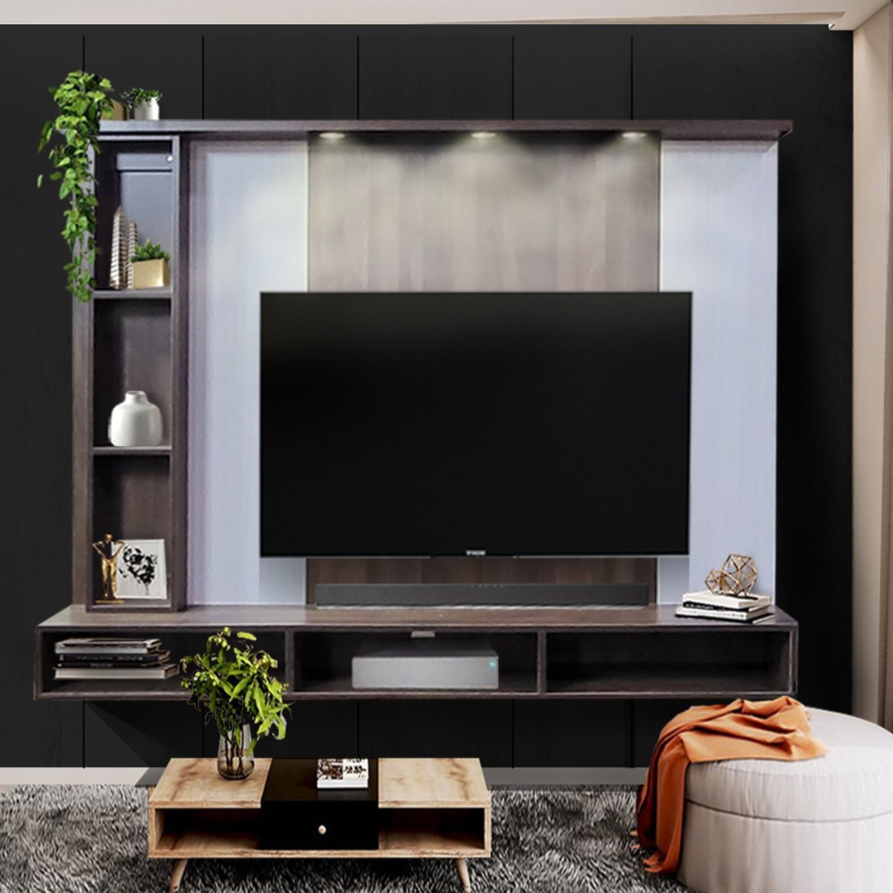 6ft tv store unit