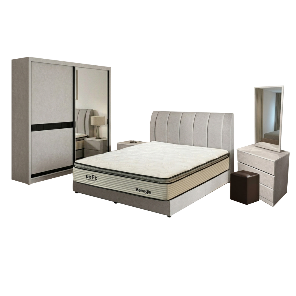 Primrose Bedroom Set of 5 - 6/8-8ft | 151-26 + 22-67