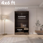Nolan 4x6ft Full Mirror Wardrobe | 140-02