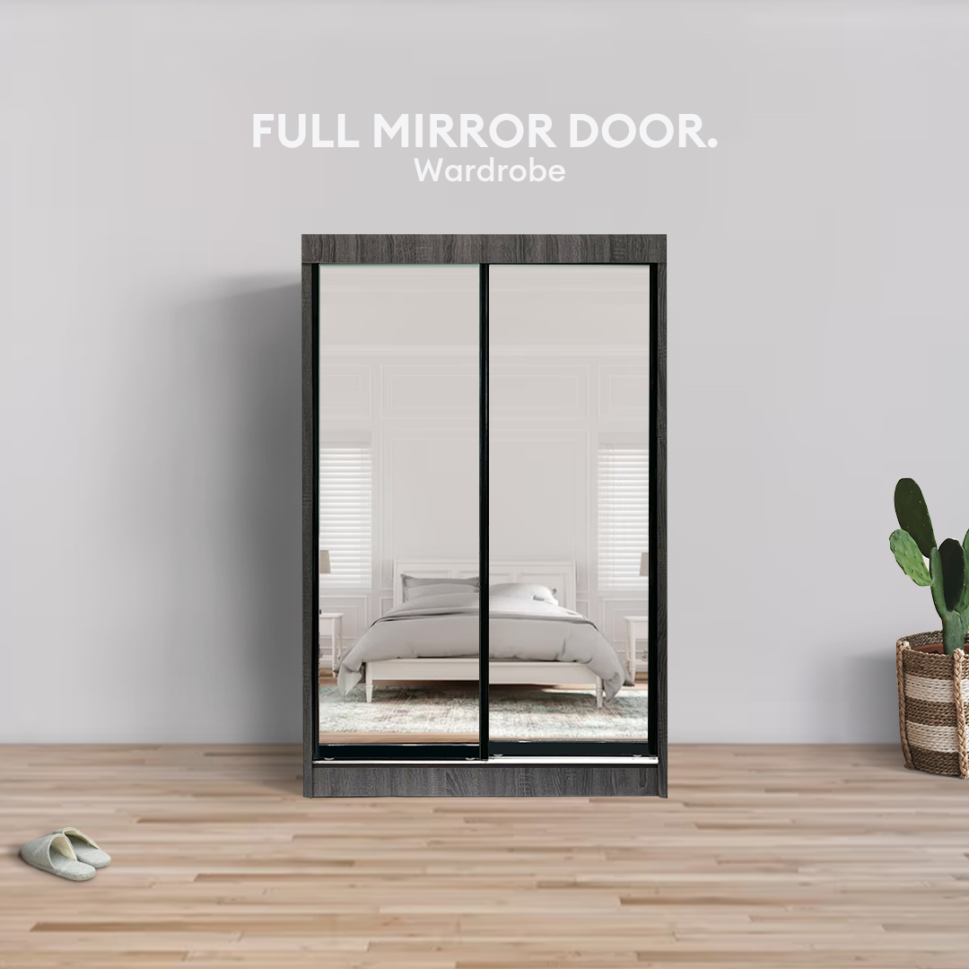 Nolan 4x6ft Full Mirror Wardrobe | 140-06