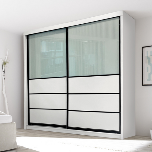Bellamy 8/6x8ft Anti-Jump Sliding Door Wardrobe | 131-08