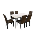 Edrich 6s Sintered Stone Dining Set | 160-01