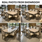 Louise 8s Dining Set in Champagne | 65-25