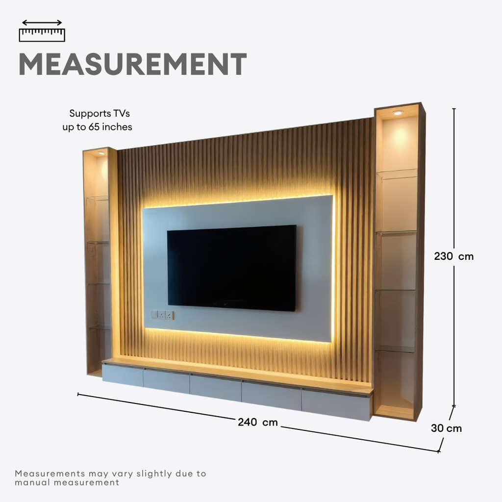 Novaria Flex 8ft TV Cabinet | 150-35
