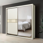 Benjamin 8/6/5x8ft LED light Wardrobe - 1Board + 1Mirror | B22-85 / 140-28