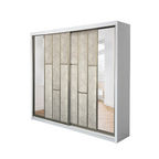 Diamond Anti-Jump Sliding Door Wardrobe