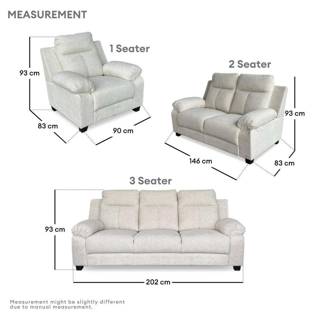 Malia 1+2+3 Seaters Sofa Set | 149-23