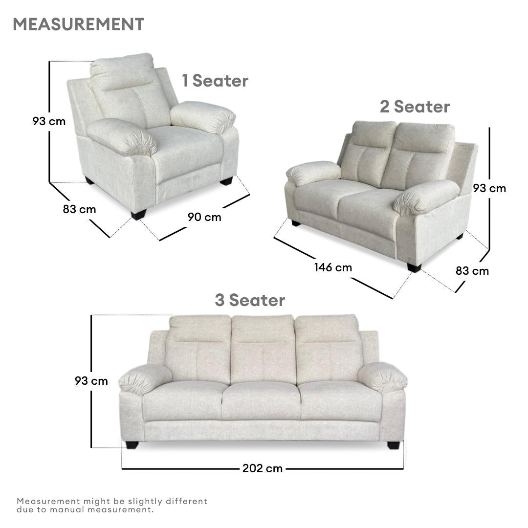 Malia 1+2+3 Seaters Sofa Set | 149-23