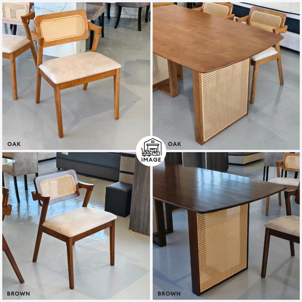 Izzy 4/6s Rattan Dining Set | 126-12
