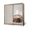Ford 5/6/8 x 8ft Wardrobe - Half Mirror Door | B 22-64