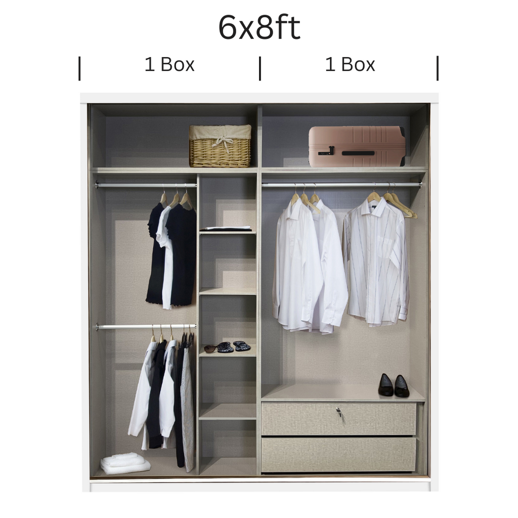 Diamond Anti-Jump Sliding Door Wardrobe