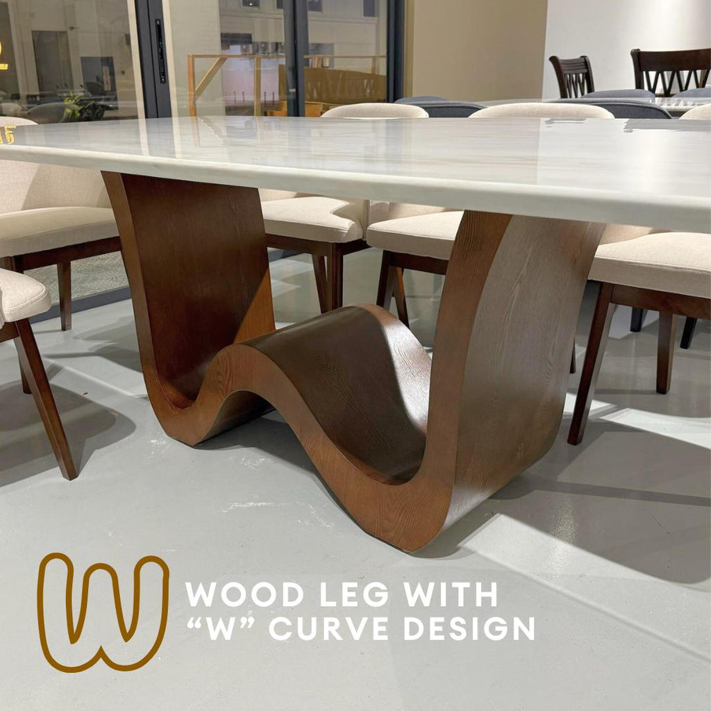 Bellagio 6/8s Marble Dining Set | 126-13