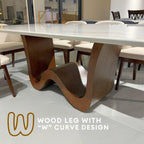 Bellagio 6/8s Marble Dining Set | 126-13
