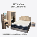 Xavier Oak Bedroom Set of 5 - 4x6ft | 150-32