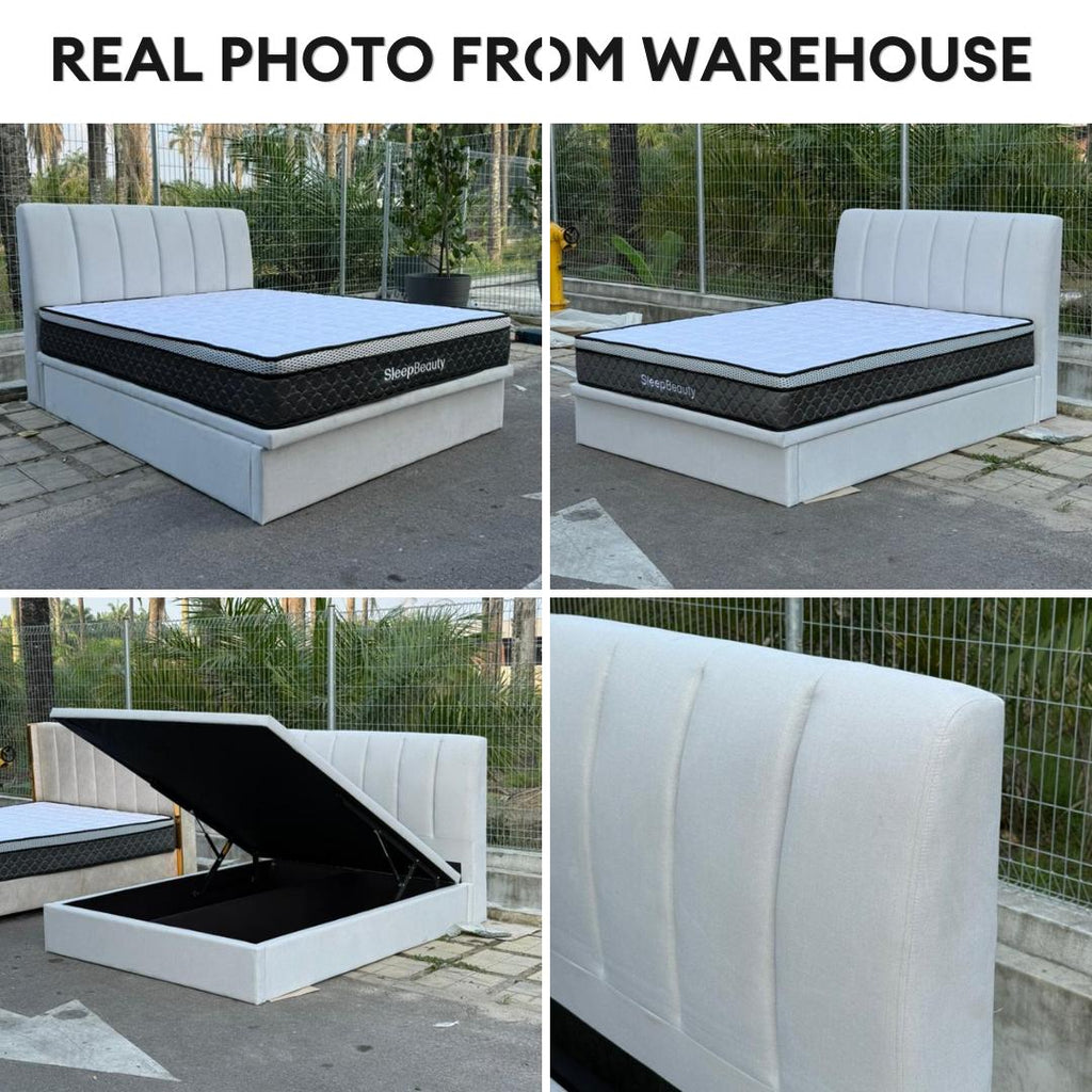Nuvia King/Queen Hydraulic Storage Bedframe | 162-11