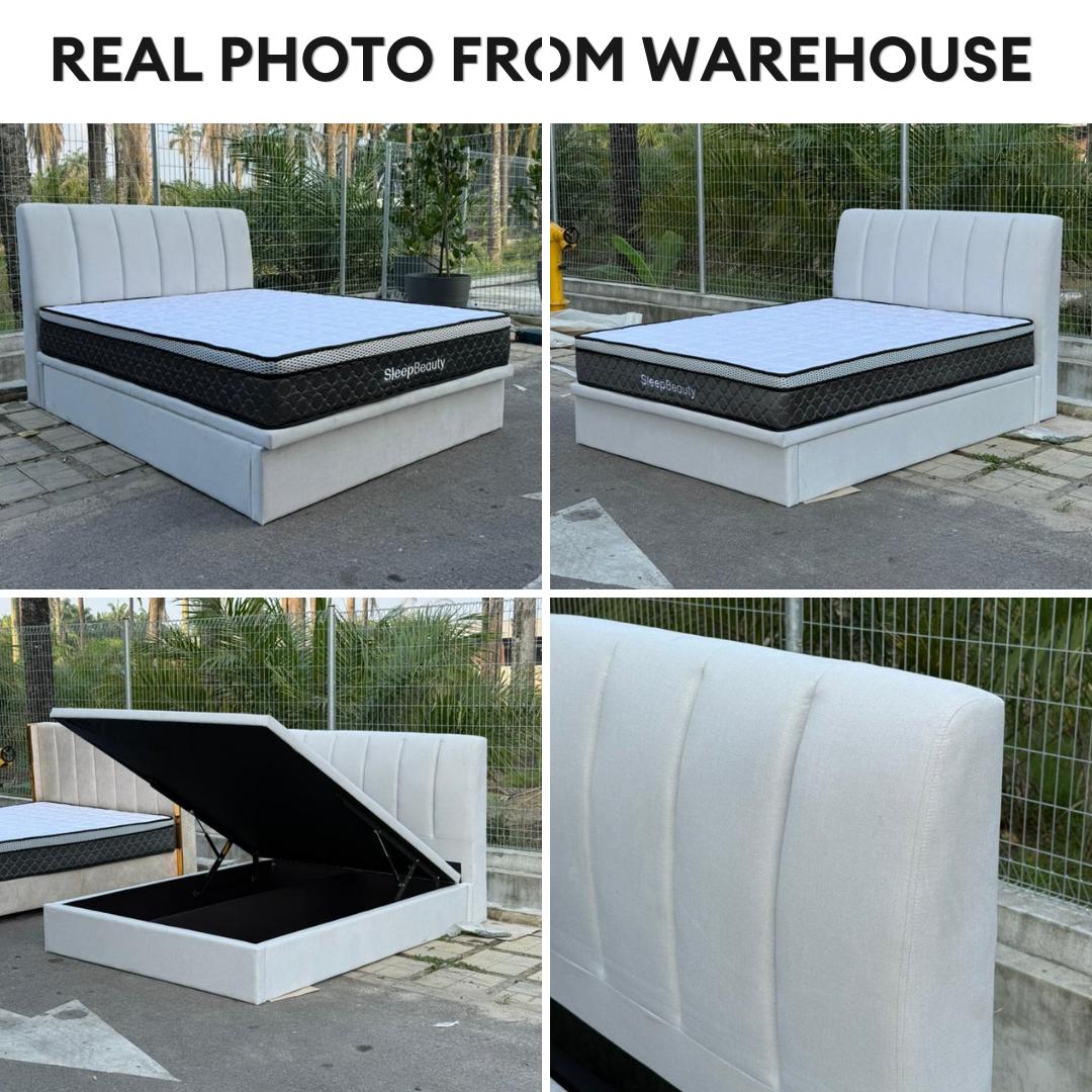 Nuvia King/Queen Hydraulic Storage Bedframe | 162-11
