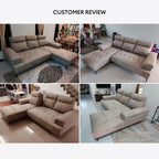 Cassian Pushback L-Shape Sofa | 151-10 / 151-20