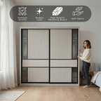 Delina 8/6/5x8ft Wardrobe | B22-92