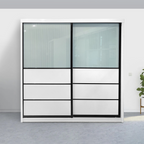Malix Anti-Jump Sliding Door Wardrobe