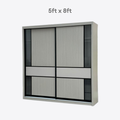 Delina 8/6/5x8ft Wardrobe | B22-92