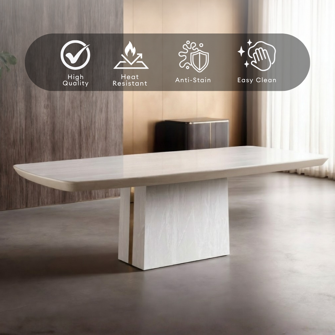 Norelle Marble Dining Table - 6/8s | 156-72